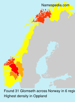 Surname Glomseth in Norway Surname Glomseth in Norway