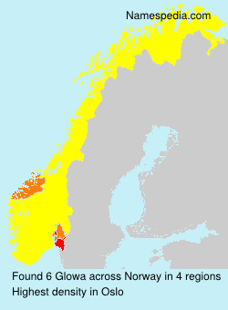 Surname Glowa in Norway Surname Glowa in Norway