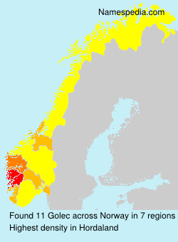 Surname Golec in Norway Surname Golec in Norway
