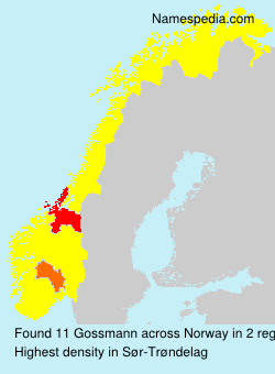 Surname Gossmann in Norway Surname Gossmann in Norway