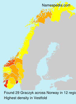Surname Graczyk in Norway Surname Graczyk in Norway