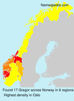 Surname Gregor in Norway Surname Gregor in Norway