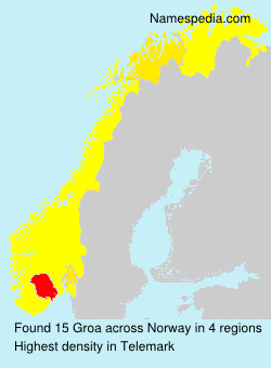 Surname Groa in Norway Surname Groa in Norway