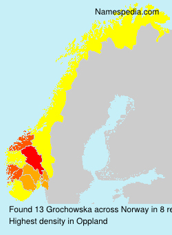 Surname Grochowska in Norway Surname Grochowska in Norway