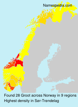 Surname Groot in Norway Surname Groot in Norway