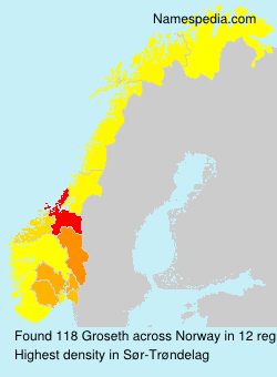 Surname Groseth in Norway Surname Groseth in Norway