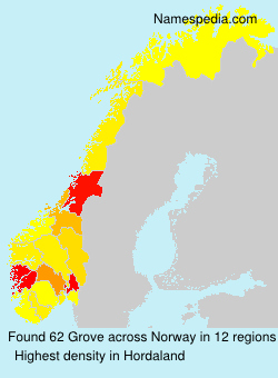 Surname Grove in Norway Surname Grove in Norway