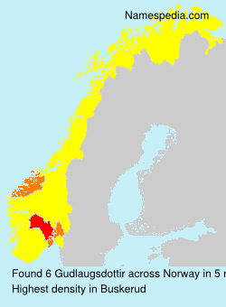 Surname Gudlaugsdottir in Norway Surname Gudlaugsdottir in Norway