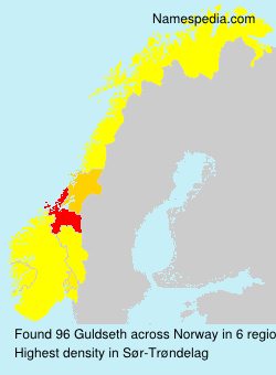 Surname Guldseth in Norway Surname Guldseth in Norway