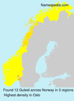 Surname Guleid in Norway Surname Guleid in Norway