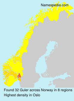 Surname Guler in Norway Surname Guler in Norway