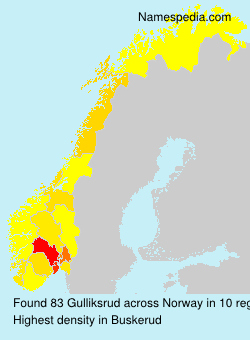 Surname Gulliksrud in Norway Surname Gulliksrud in Norway