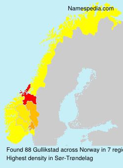 Surname Gullikstad in Norway Surname Gullikstad in Norway