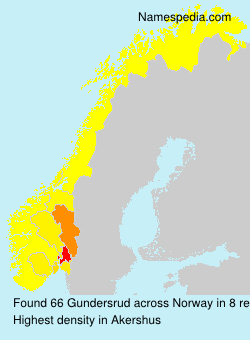 Surname Gundersrud in Norway Surname Gundersrud in Norway