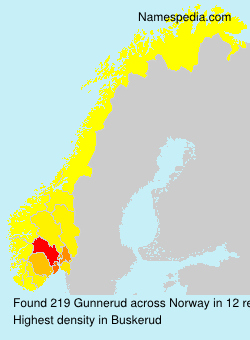 Surname Gunnerud in Norway Surname Gunnerud in Norway