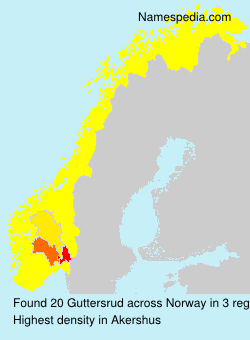 Surname Guttersrud in Norway Surname Guttersrud in Norway