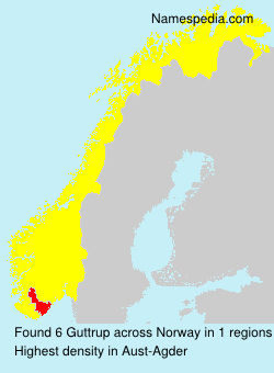 Surname Guttrup in Norway Surname Guttrup in Norway