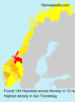 Surname Haarstad in Norway Surname Haarstad in Norway