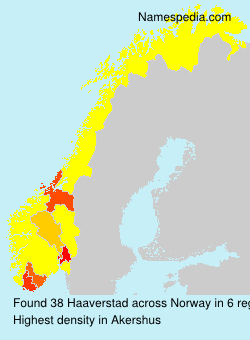 Surname Haaverstad in Norway Surname Haaverstad in Norway