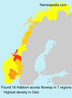 Surname Habtom in Norway Surname Habtom in Norway