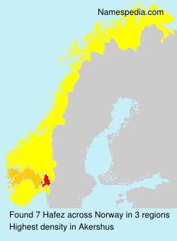 Surname Hafez in Norway Surname Hafez in Norway