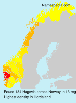 Surname Hagevik in Norway Surname Hagevik in Norway