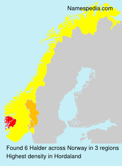 Surname Halder in Norway Surname Halder in Norway