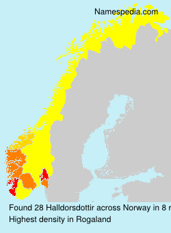 Surname Halldorsdottir in Norway Surname Halldorsdottir in Norway