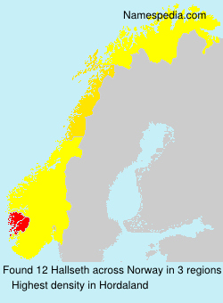 Surname Hallseth in Norway Surname Hallseth in Norway