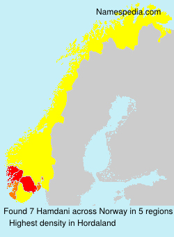 Surname Hamdani in Norway Surname Hamdani in Norway