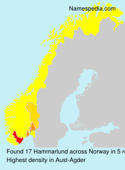 Surname Hammarlund in Norway Surname Hammarlund in Norway