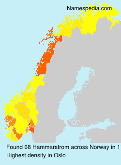 Surname Hammarstrom in Norway Surname Hammarstrom in Norway
