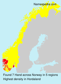 Surname Hand in Norway Surname Hand in Norway