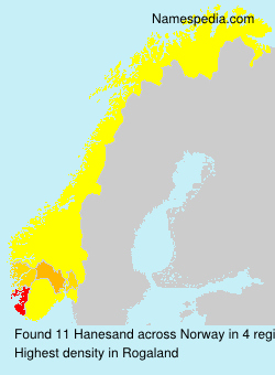 Surname Hanesand in Norway Surname Hanesand in Norway