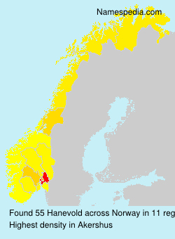 Surname Hanevold in Norway Surname Hanevold in Norway