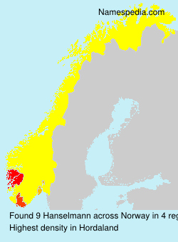 Surname Hanselmann in Norway