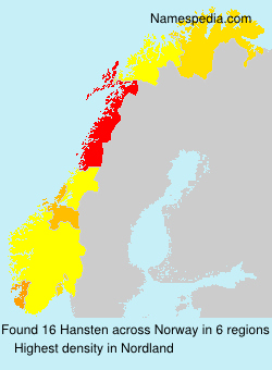 Surname Hansten in Norway Surname Hansten in Norway