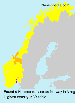 Surname Harambasic in Norway Surname Harambasic in Norway