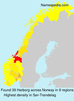 Surname Harborg in Norway Surname Harborg in Norway