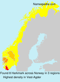 Surname Harkmark in Norway Surname Harkmark in Norway