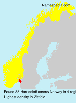 Surname Harridsleff in Norway Surname Harridsleff in Norway