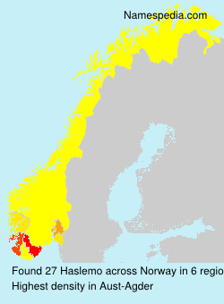 Surname Haslemo in Norway Surname Haslemo in Norway