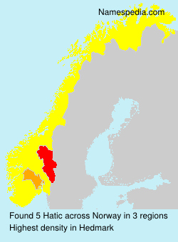 Surname Hatic in Norway Surname Hatic in Norway