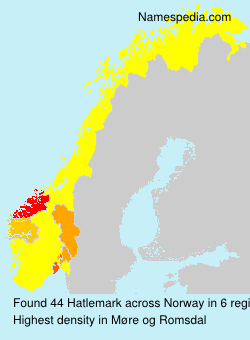 Surname Hatlemark in Norway Surname Hatlemark in Norway
