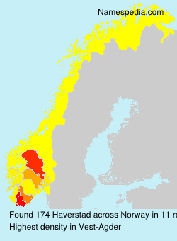 Surname Haverstad in Norway Surname Haverstad in Norway