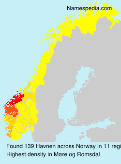 Surname Havnen in Norway Surname Havnen in Norway