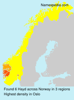 Surname Hayd in Norway Surname Hayd in Norway