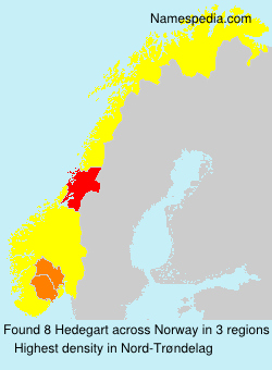 Surname Hedegart in Norway Surname Hedegart in Norway
