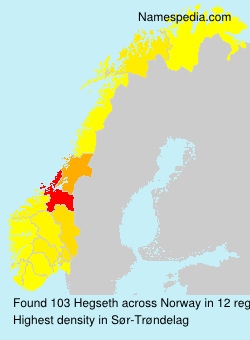 Surname Hegseth in Norway Surname Hegseth in Norway