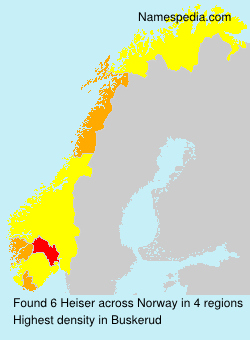 Surname Heiser in Norway Surname Heiser in Norway